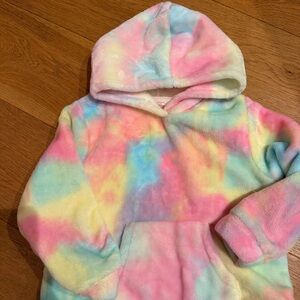 H&M Kids Tie-Dye Hoodie - Pink, Blue, Yellow